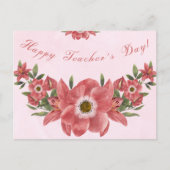 Carte Postale Joyeuse Fête des Enseignants (Devant)