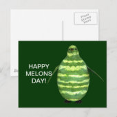 Carte Postale Joyeuse Fête des Melons ! (Devant / Derrière)