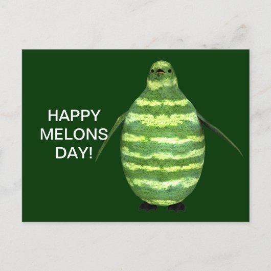 Carte Postale Joyeuse Fête des Melons ! (Devant)