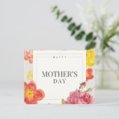 Carte Postale Joyeuse fête des mères (Debout devant)