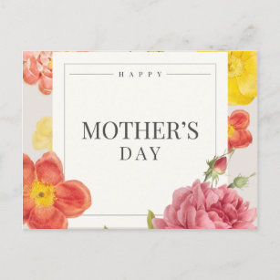 Carte Postale Joyeuse fête des mères