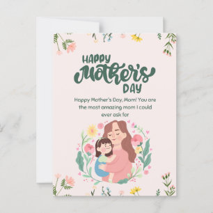 Carte Postale Joyeuse fête des mères