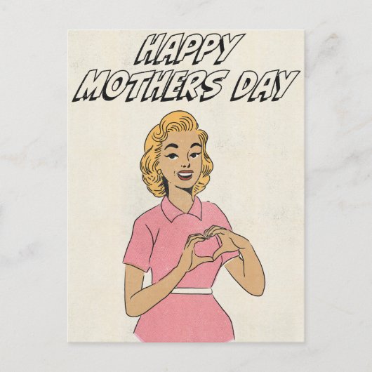 Carte Postale Joyeuse fête des mères Amour (Devant)