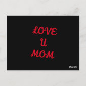 Carte Postale Joyeuse Fête des Mères Fleur de couronne (Dos)