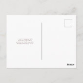 Carte Postale Joyeuse Fête des Mères Florale (Dos)