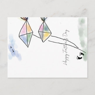 Carte Postale Joyeuse fête des Pères