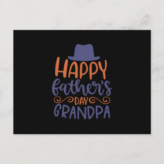 Carte Postale Joyeuse Fête des Pères Papy