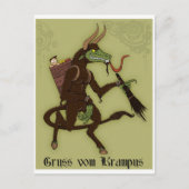 Carte Postale Joyeuse fête du Krampus ! (Devant)