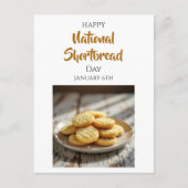 Carte Postale Joyeuse Fête du Shortbread | 6 janvier (Devant)