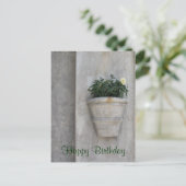 Carte Postale Joyeuse fleur d'anniversaire (Debout devant)