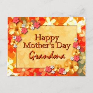 Carte Postale Joyeuse grand-mère de la Fête des Mères