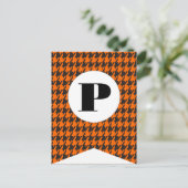 Carte postale Joyeuse Halloween Flag Bunting (Debout devant)