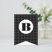 Carte postale Joyeuse Halloween Flag Bunting (Debout devant)