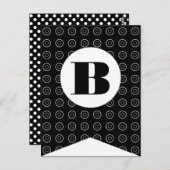 Carte postale Joyeuse Halloween Flag Bunting (Devant / Derrière)