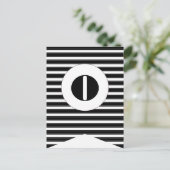 Carte postale Joyeuse Halloween Flag Bunting Banne (Debout devant)