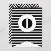 Carte postale Joyeuse Halloween Flag Bunting Banne (Devant / Derrière)