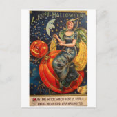 Carte Postale Joyeuse Halloween Vintage rétro (Devant)