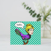 Carte postale Joyeuse Harpy Anthropomorphes Bird G (Debout devant)