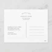 Carte postale Joyeuse Hug Editable Color Photo Hol (Dos)