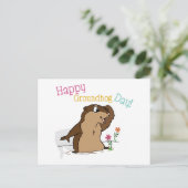 Carte Postale Joyeuse journée de la marmotte (Debout devant)