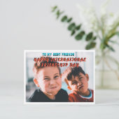 CARTE POSTALE JOYEUSE JOURNÉE DE L'AMITIÉ INTERNATIONAL (Debout devant)