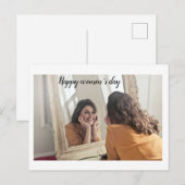 Carte Postale Joyeuse journée des femmes (Devant / Derrière)