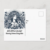 Carte Postale Joyeuse Journée des femmes pour honorer les femmes (Dos)