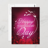 Carte Postale Joyeuse journée des grands-parents (Devant / Derrière)