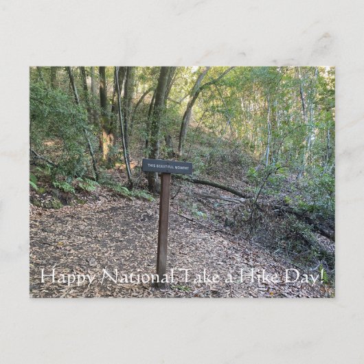 Carte Postale Joyeuse Journée nationale de randonnée ! (Devant)