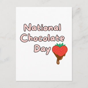 Carte Postale Joyeuse journée nationale du chocolat