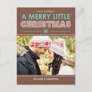 Carte postale Joyeuse Little Christmas Mocha Holid