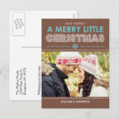 Carte postale Joyeuse Little Christmas Mocha Holid (Devant / Derrière)