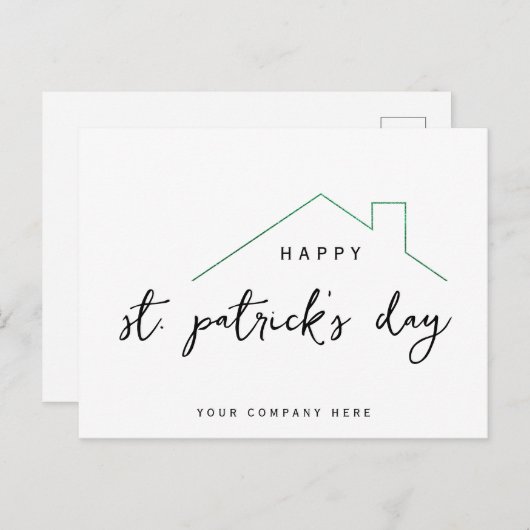 Carte Postale Joyeuse Maison de l'Immo St. Patrick (Devant / Derrière)
