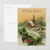 Carte postale Joyeuse Noël (Devant / Derrière)