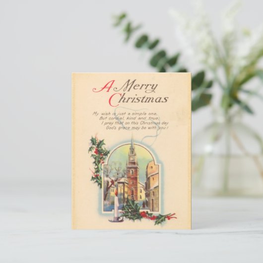 Carte postale Joyeuse Noël (Debout devant)