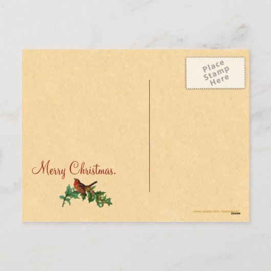 Carte postale Joyeuse Noël (Dos)