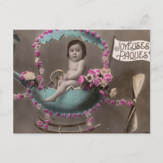 Carte Postale Joyeuse Paques (Devant)