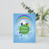 Carte postale Joyeuse Pâques Colorful Planet Holid (Debout devant)