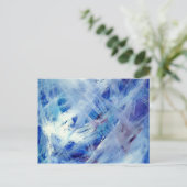 Carte Postale Joyeuse peinture acrylique abstraite (Debout devant)