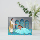 Carte postale "Joyeuse Quinceañera." (Debout devant)