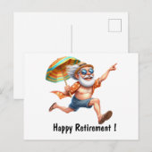 Carte Postale Joyeuse Retraite (Devant / Derrière)