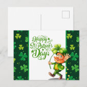 Carte Postale Joyeuse Saint-Patrick (Devant / Derrière)