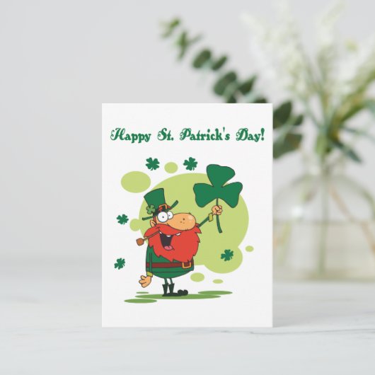 Carte Postale Joyeuse Saint-Patrick (Debout devant)