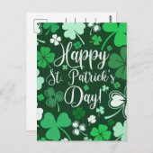 Carte Postale Joyeuse Saint-Patrick (Devant / Derrière)