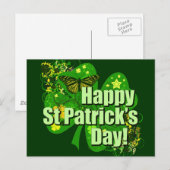 Carte Postale Joyeuse Saint-Patrick (Devant / Derrière)