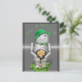 Carte Postale Joyeuse Saint Patrick de Little Robo-x9 (Debout devant)