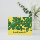Carte Postale Joyeuse Saint-Patrick et Bonne Chance (Debout devant)