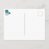 Carte Postale Joyeuse Saint-Patrick jour Trèfle Dessin de trèfle (Dos)