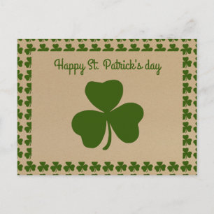 Carte Postale Joyeuse Saint Patrick - Patron Saint d'Irlande