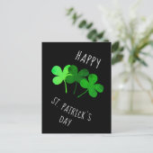 Carte Postale Joyeuse Saint-Patrick Shamrocks verts (Debout devant)